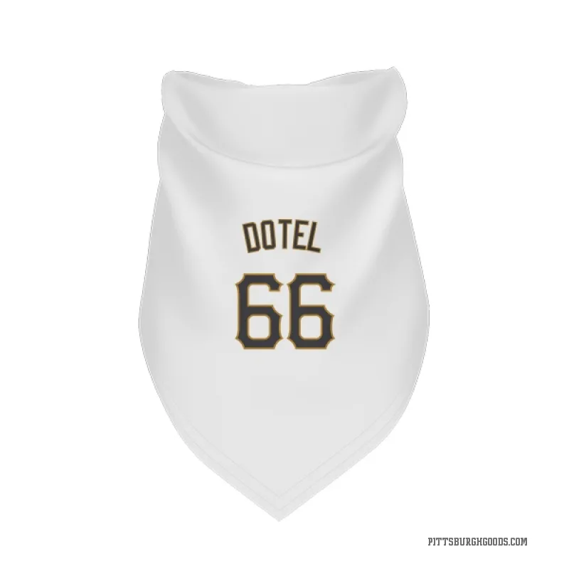 Wilber Dotel  White Pittsburgh Pirates  Cat & Dog Pet Bandana