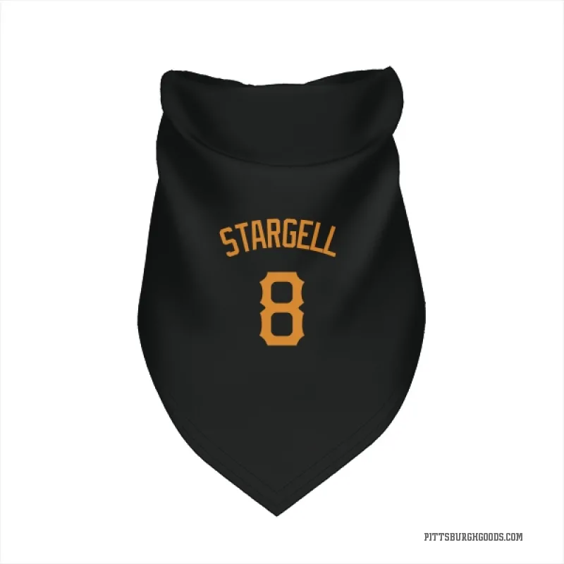 Willie Stargell  Gold Pittsburgh Pirates   Black  Cat & Dog Pet Bandana