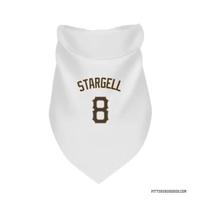 Willie Stargell  White Pittsburgh Pirates  Cat & Dog Pet Bandana